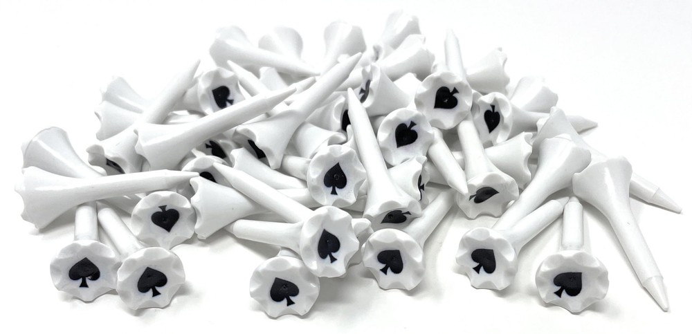 "1.5” Plastic Golf Tees  Short Tees for Irons, Hybrids & Driving Range