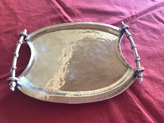 emilia castillo silver 8 1/2" x 7" tray