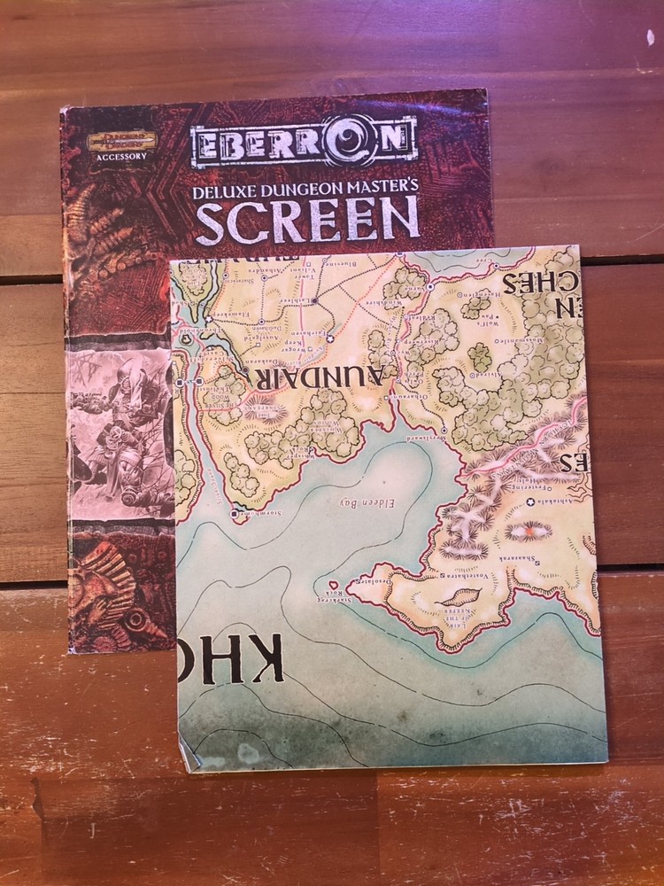 *Map Only* Dungeons And Dragons 4th Edition Eberron Khorvaire Map