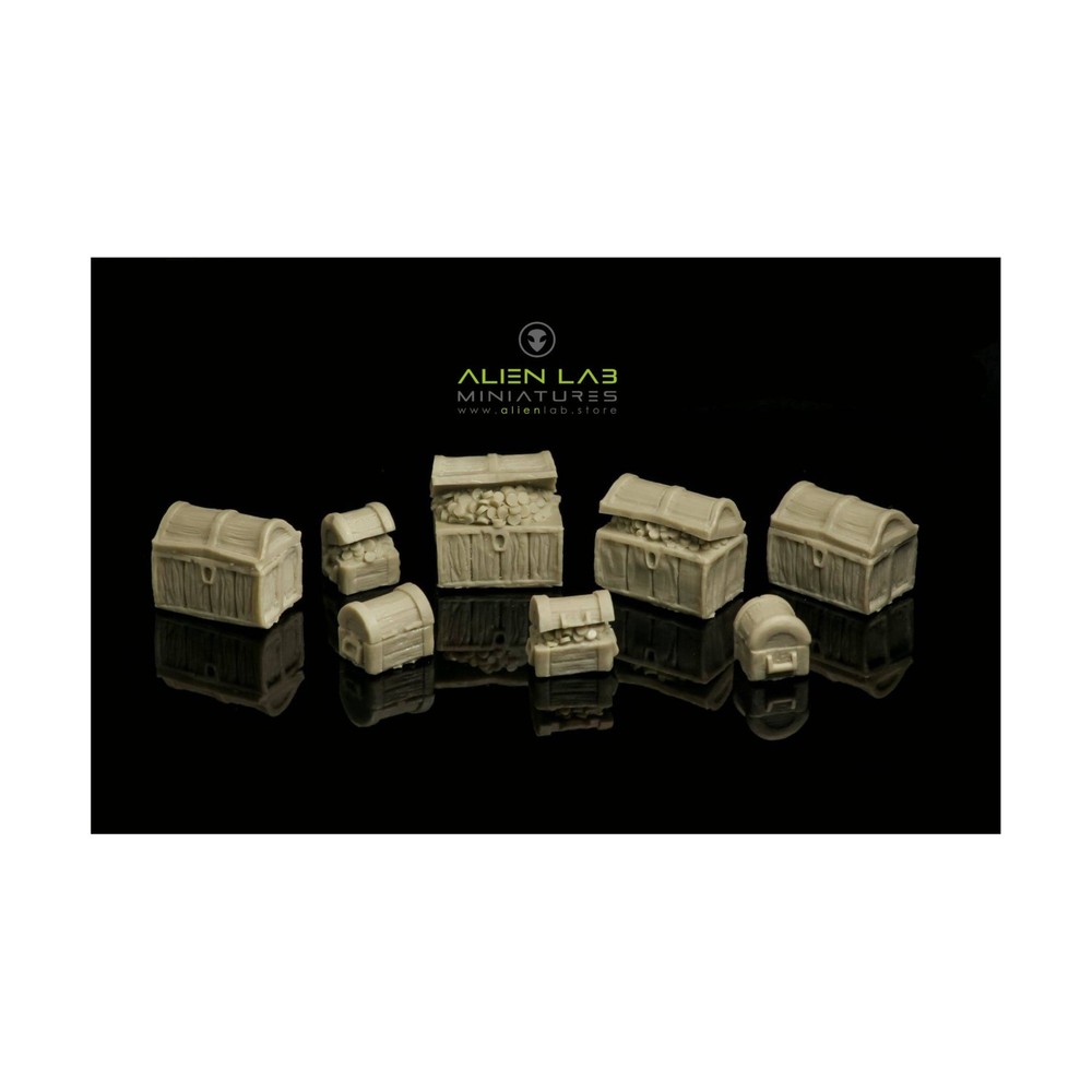 Alien Lab Conversion Bits Wooden Chests Pack New