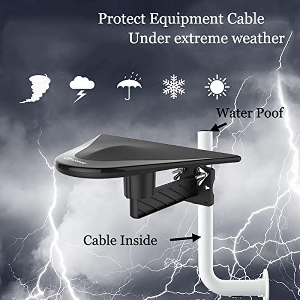 Adbamic Pole Mount, Electronics Pole for Outside Home Antenna Installation, 1...