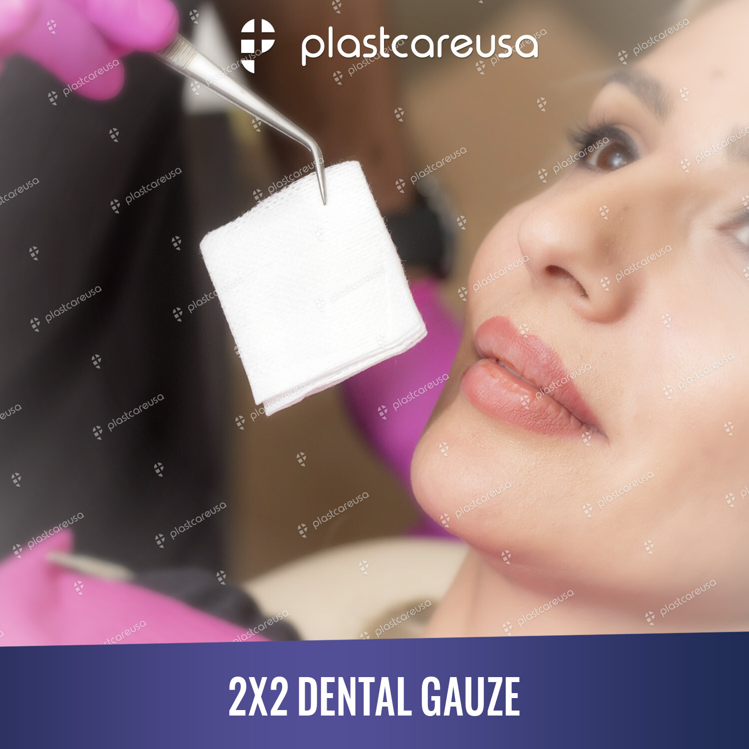 5000 2x2 Non Woven Sponges 4-Ply, Non-Sterile Cotton Dental Gauze (1 Case)