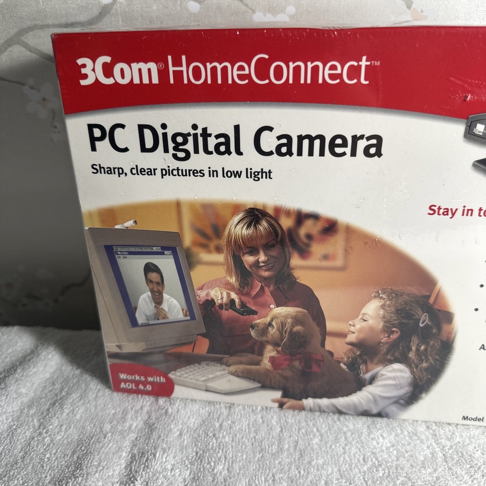 3COM HomeConnect Webcam PC Digital Camera Model 3718 NIB SEALED