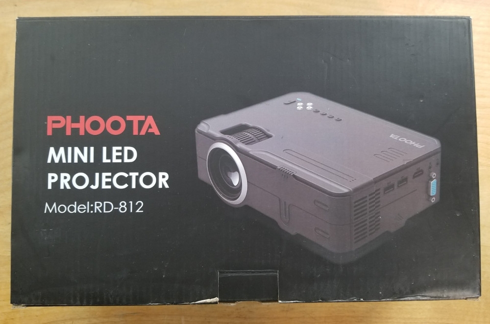 PHOOTA Mini LED Projector Model RD-812