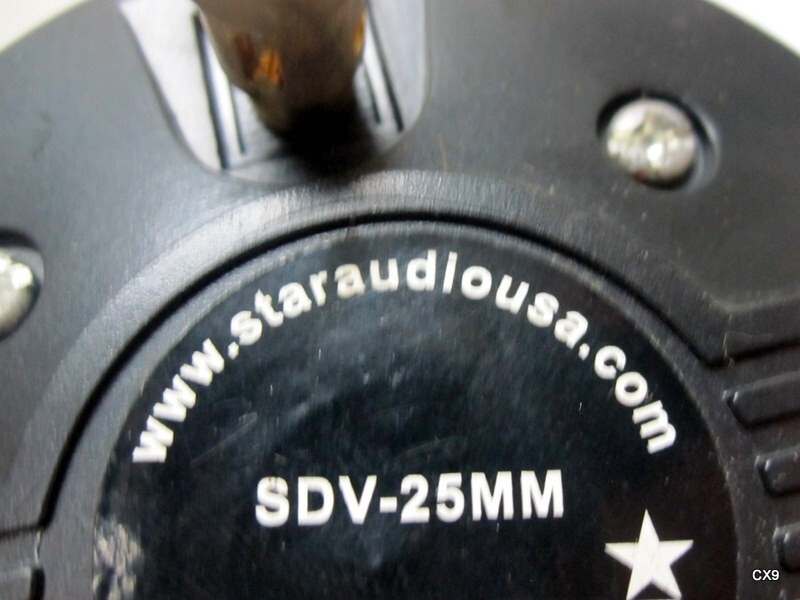 25MM Audio Speaker Driver Horn Tweeter Titanium Pro Compression