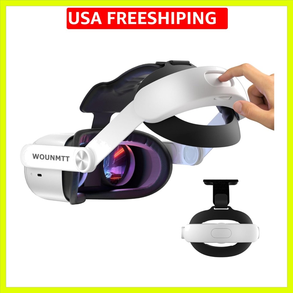 Head Strap for Oculus Meta Quest 2, Elite Adjustable Replacement Strap for Me...