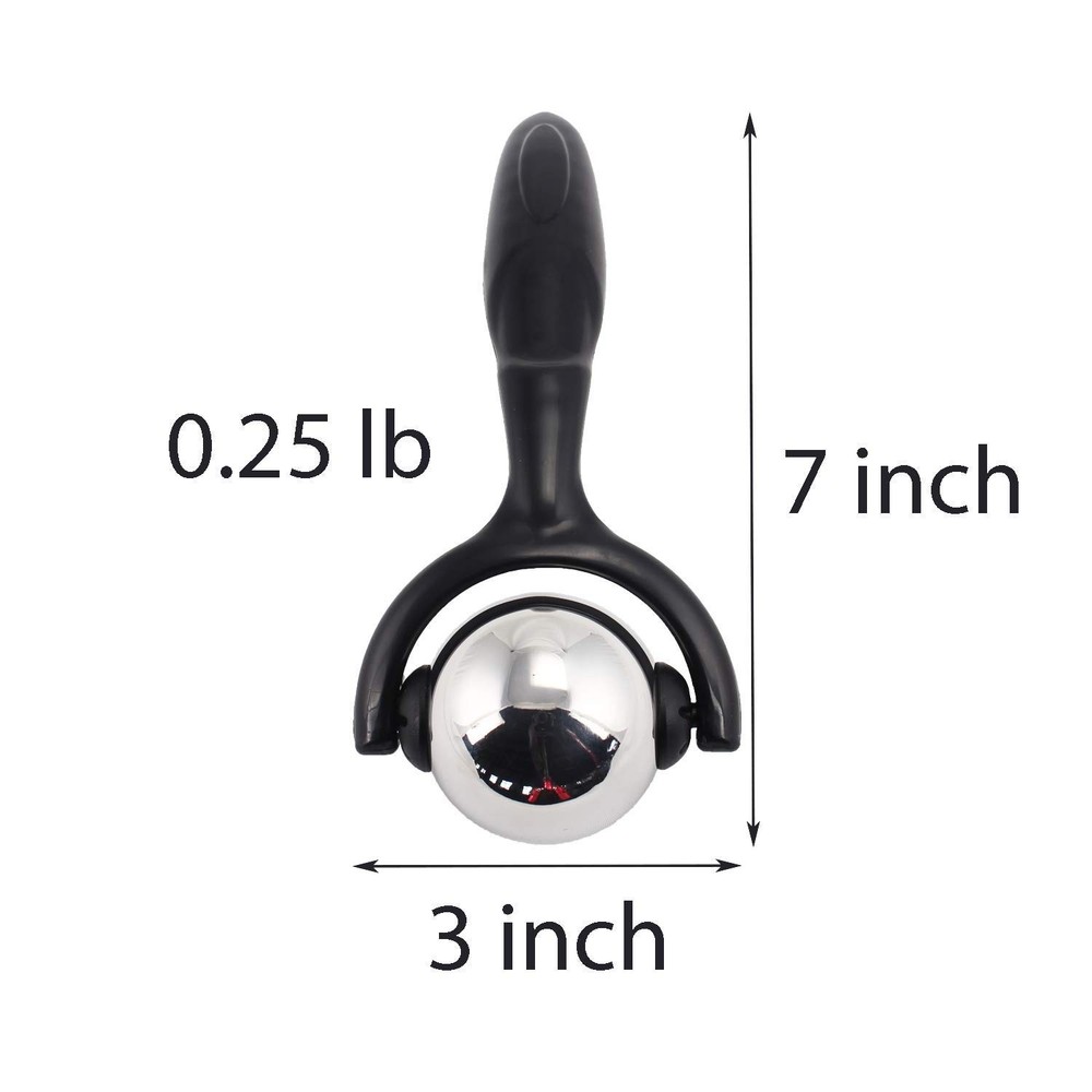 Roller Massage Ball - Ergonomic Handle Cold Warm Compression Temperature Keep...