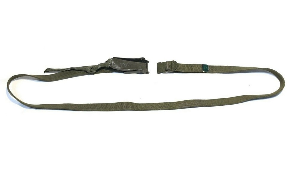 SET of 2 US MILITARY PACKBOARD TIE DOWN STRAP GWP M38 WEBBING JERRY CAN GAS JEEP