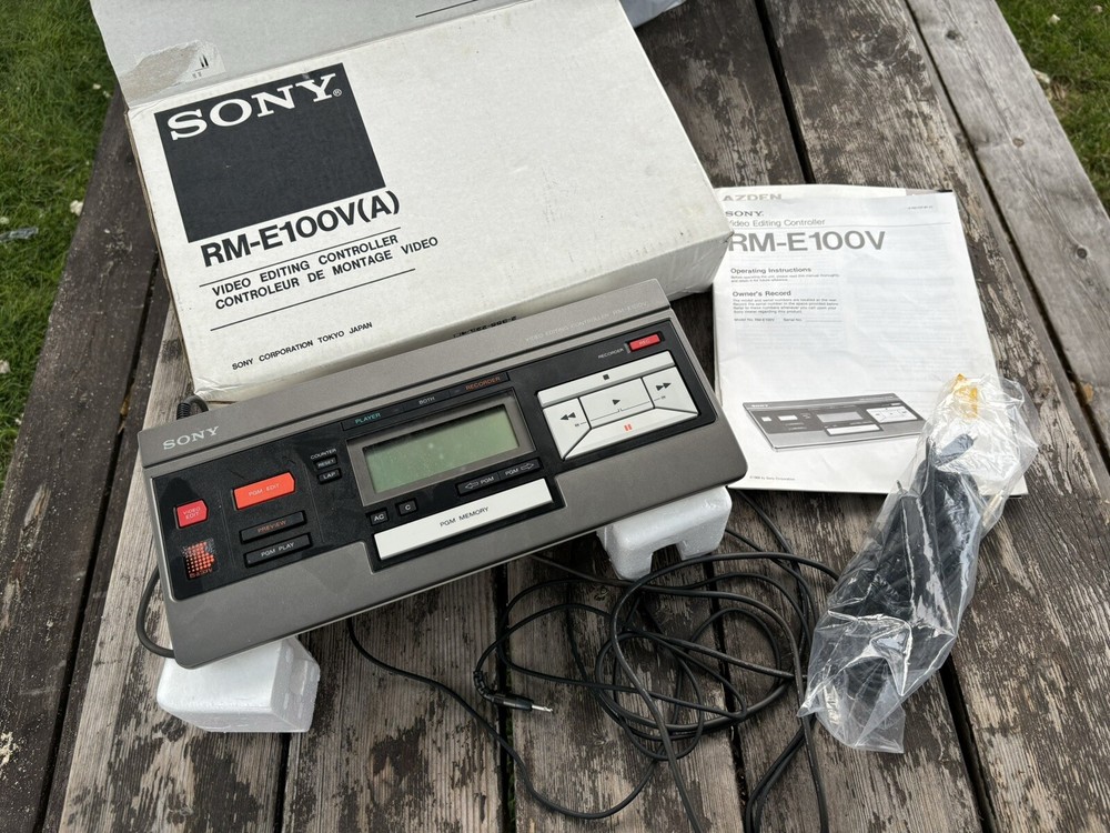 Sony RM-E100V (A) Video Editing Controller in original box