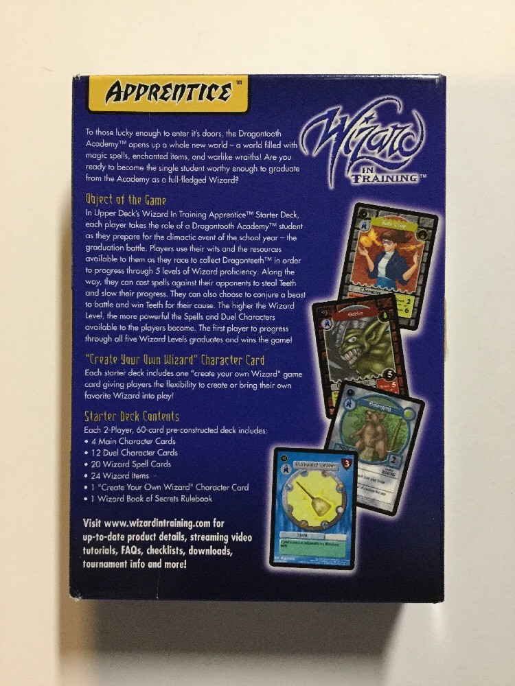 Upper Deck Wizard in Training Wizard in Training 2-Player Starter Deck CCG TCG