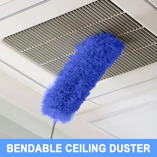 Cobweb Dusters with Extension Pole 100-inch, Spider Web Brush & Ceiling