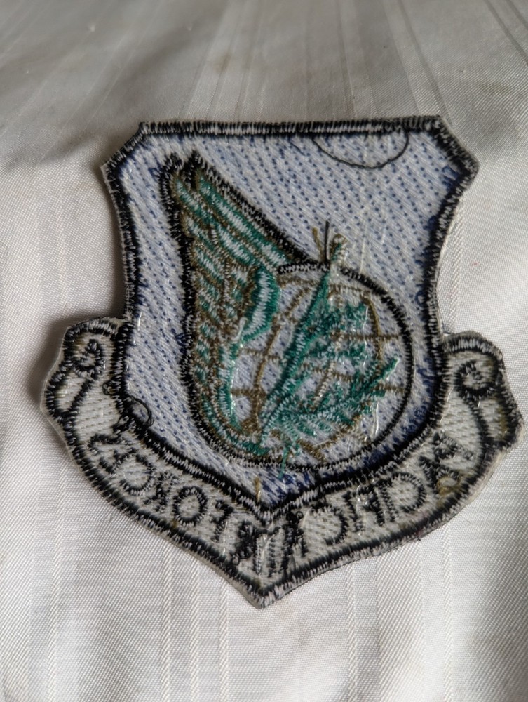 USAF Pacific Air Forces Major Command 1990's embroidered patch 3" long