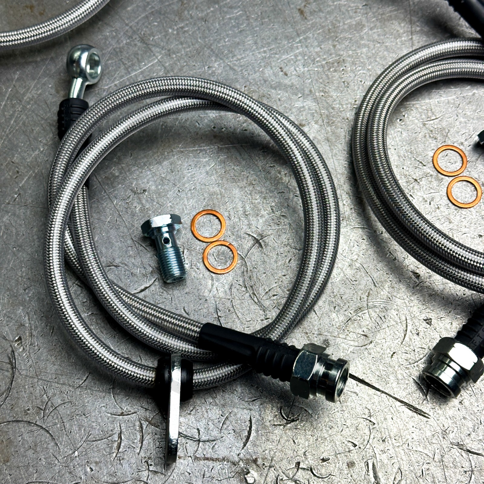 Stainless Steel Front & Rear Brake Lines Kit for 94-97 Honda Accord w Rear Disc