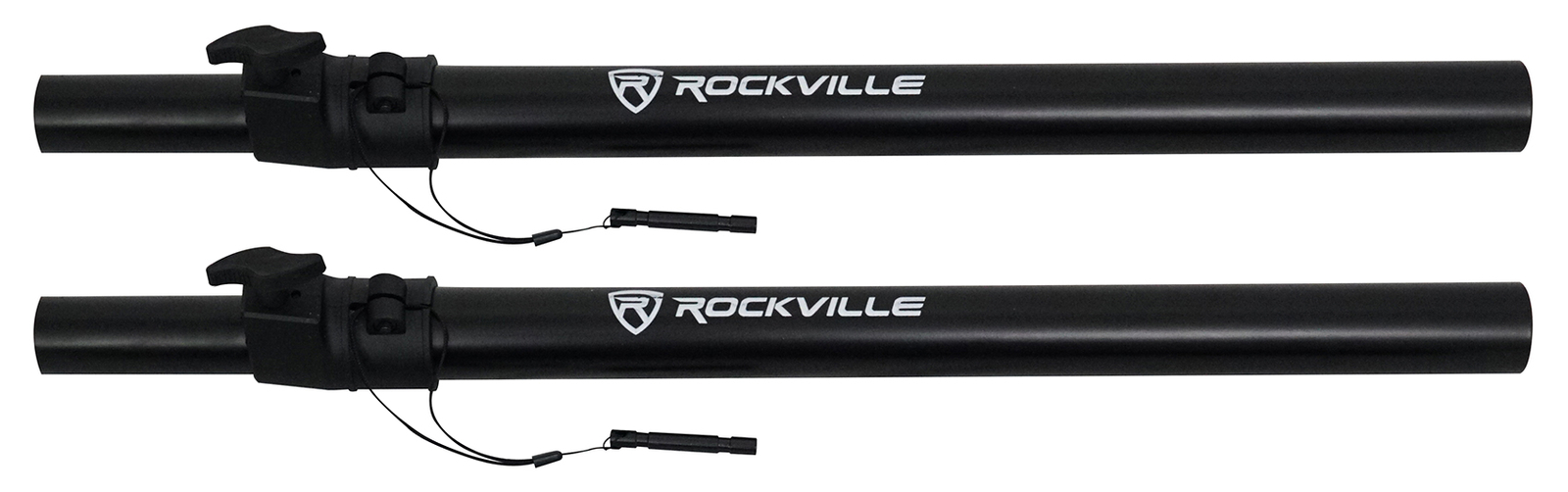 Rockville RVSM1 Pair of Near-Field Studio Monitor Stands w/ Adjustable Height