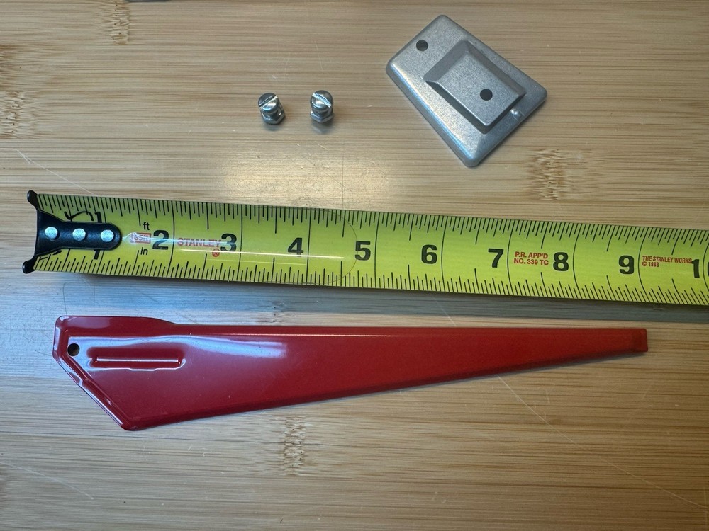 mail box flag - red 9" - replacement