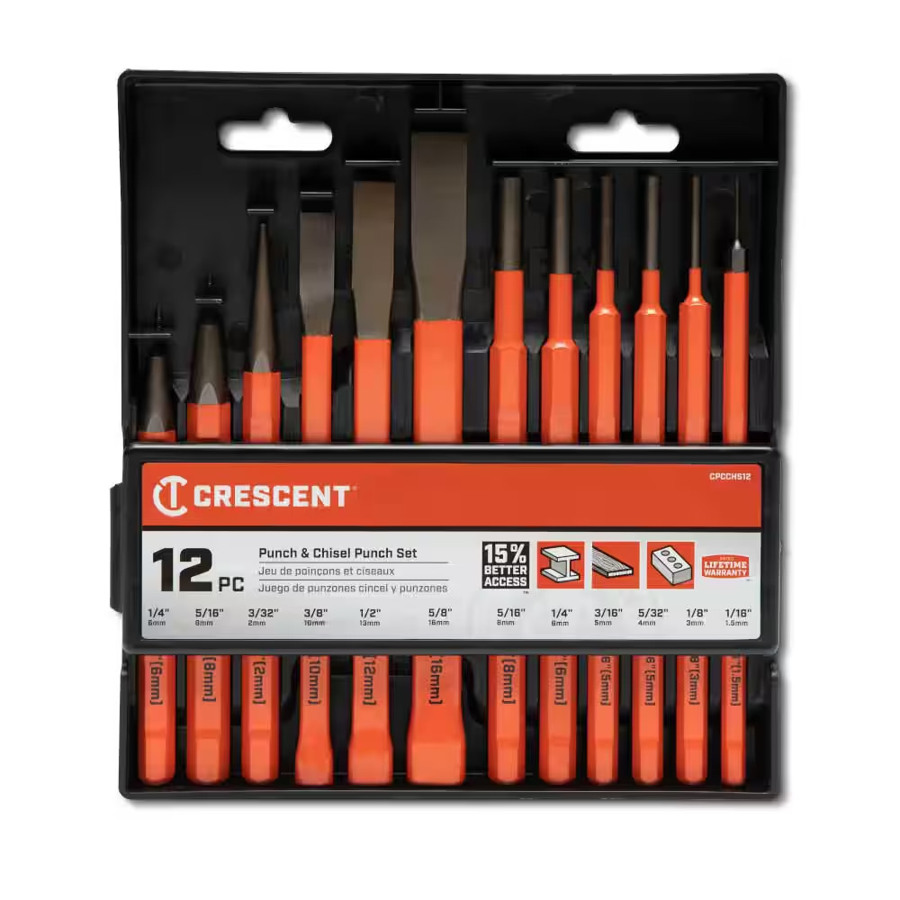Punch and Chisel Set (12-Piece)