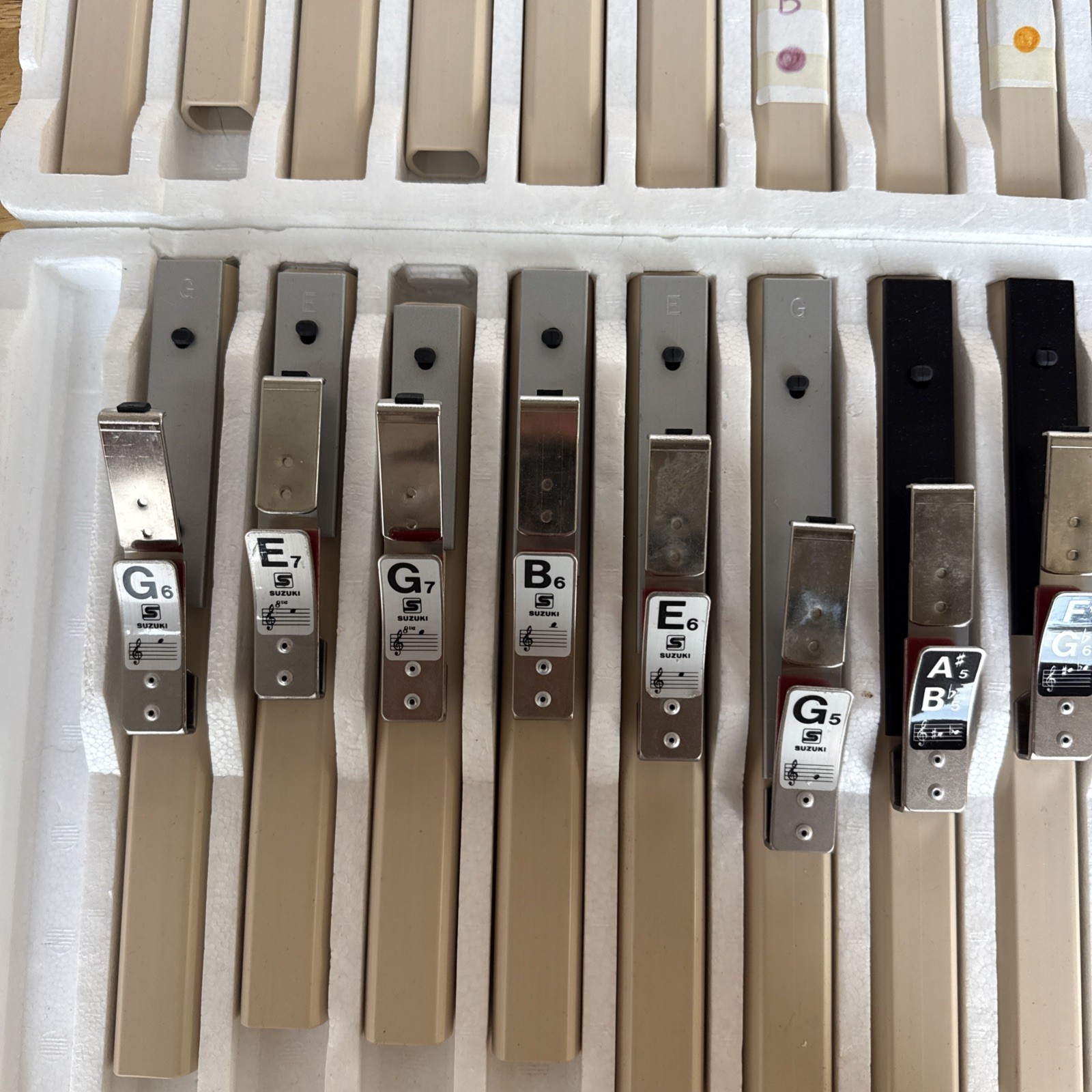 SUZUKI CM-25 Tone Chime 25 Tone Set 2-Octave With Original Box