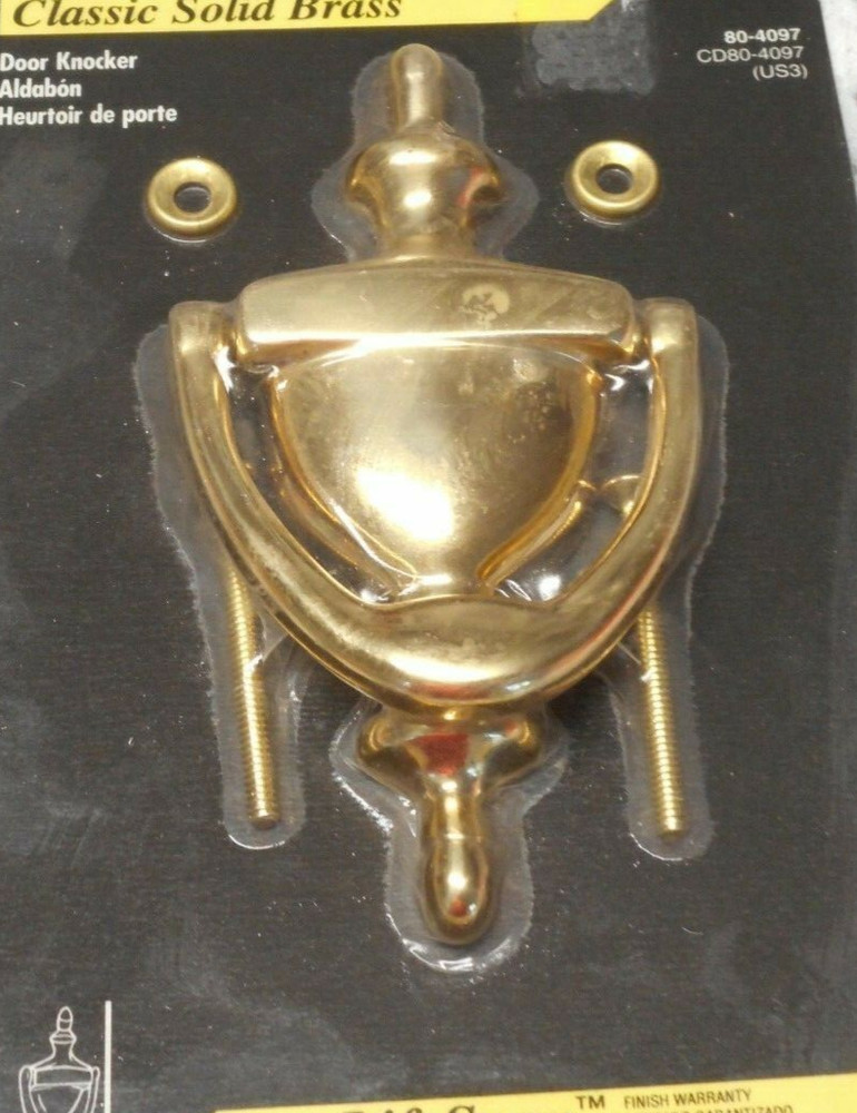 Stanley Brass Door Knocker