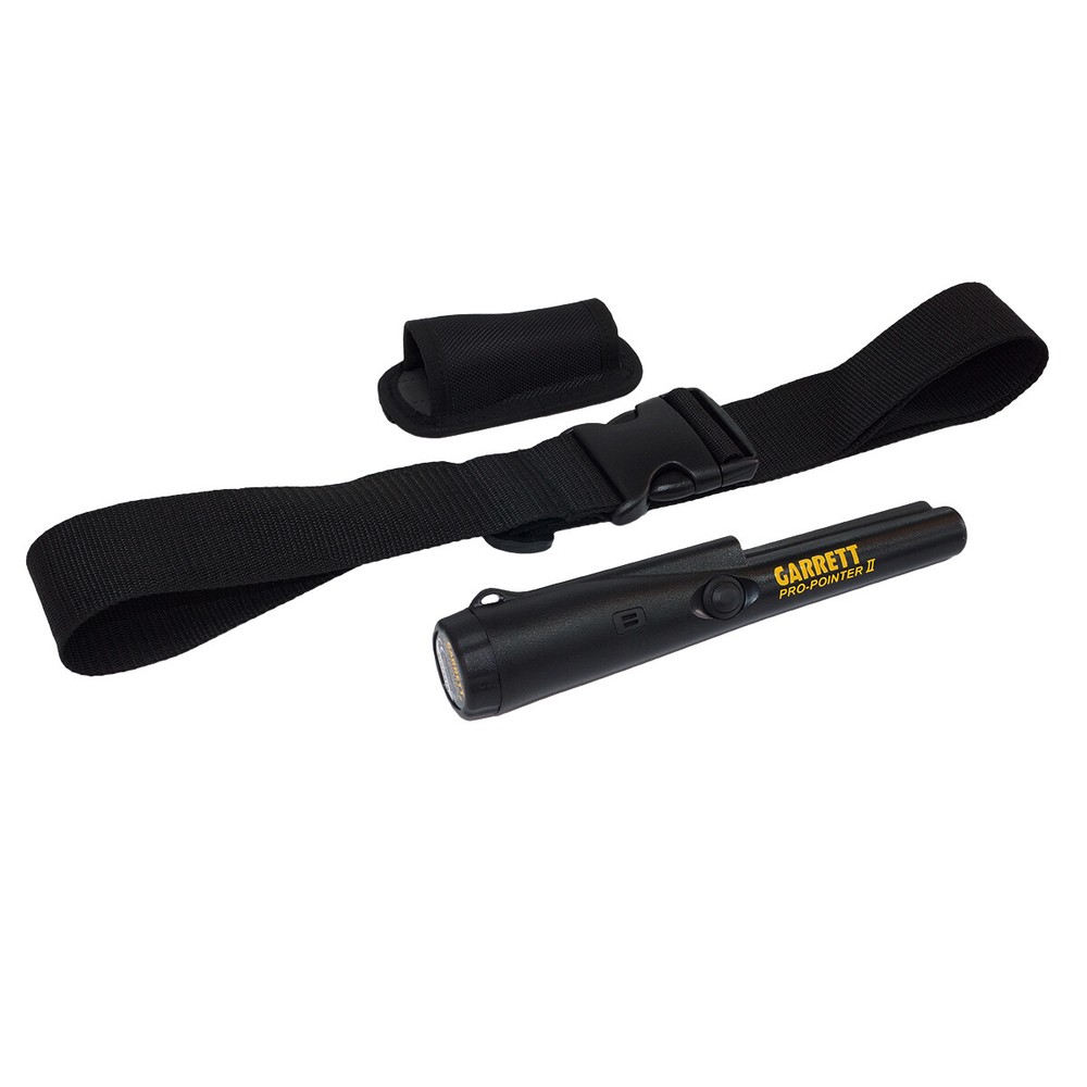 Garrett Pro-Pointer II Detector Pinpointer Probe and Garrett Web Belt Black