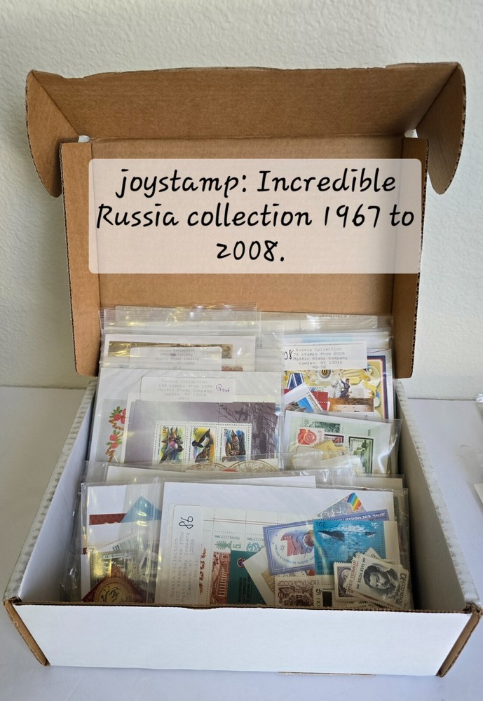 Joystamp: Incredible Russia Stamps Collection Mint Never Hinged year 1967-2008