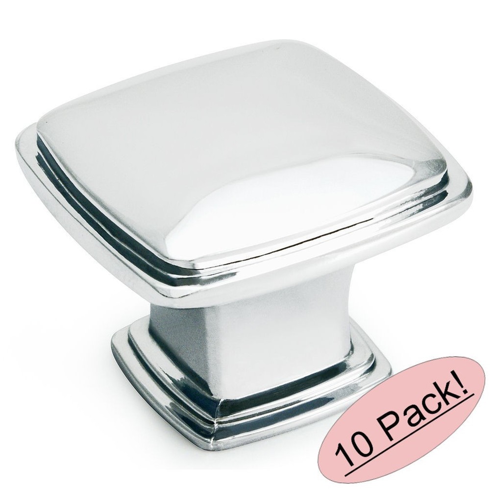 *10 Pack* Cosmas Cabinet Hardware Polished Chrome Knobs - #4391CH