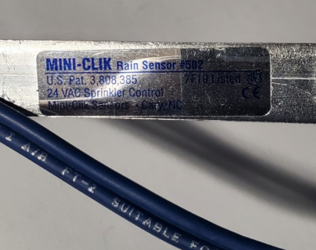 Hunter Mini-Clik Rain Sensor #502 24VAC