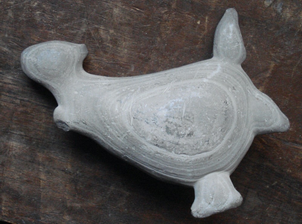 old stone animal form carving, unknown source