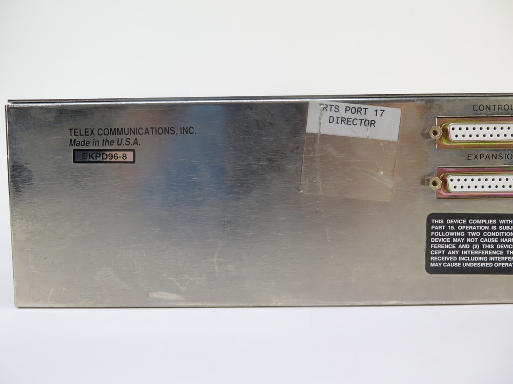 TELEX RTS EKPD96-8 Matrix Intercom Control Panel System