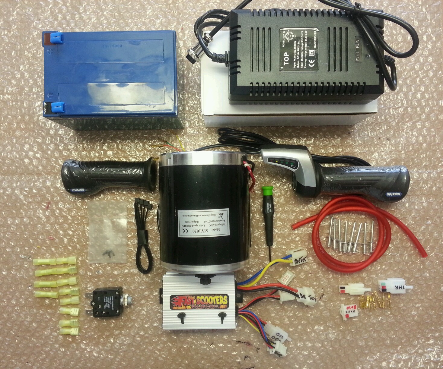 Cruzin Cooler Upgrades-24v 300 Watt to 36v 800 Watt Conversion Kit!