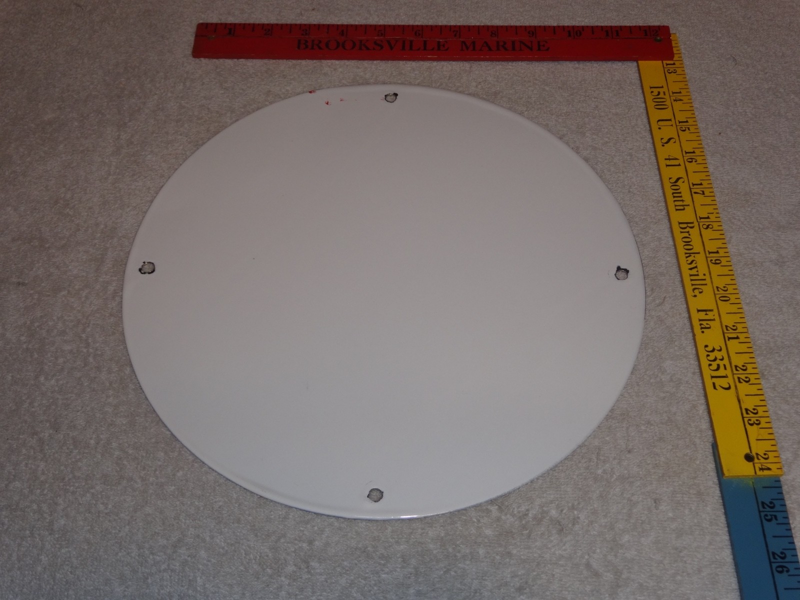 VINTAGE DRINK PEPSI COLA 5 CENTS! 11 3/4" PORCELAIN METAL SODA GASOLINE OIL SIGN