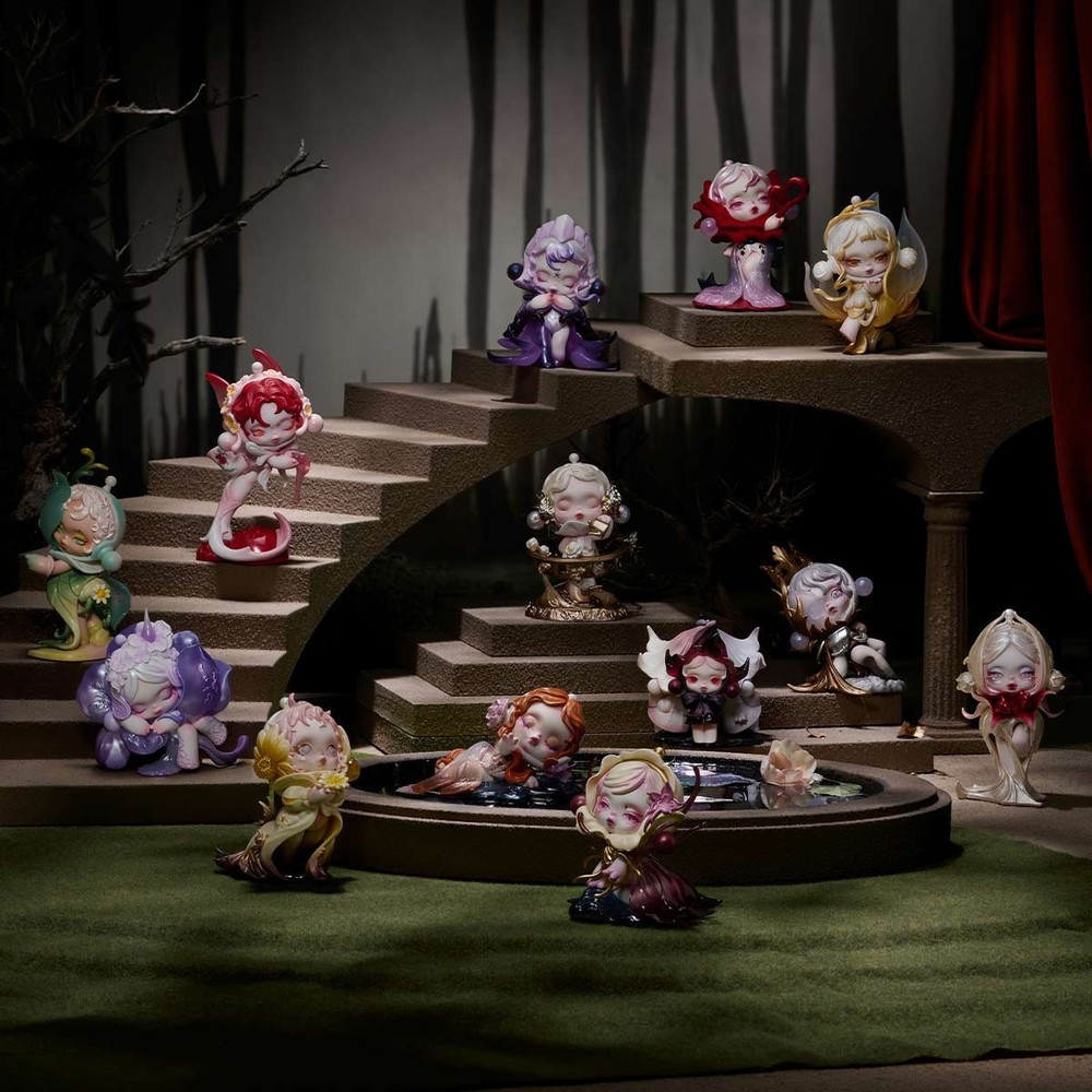 100% Authentic SKULLPANDA Petals in Four Acts Series Figures Blind Box