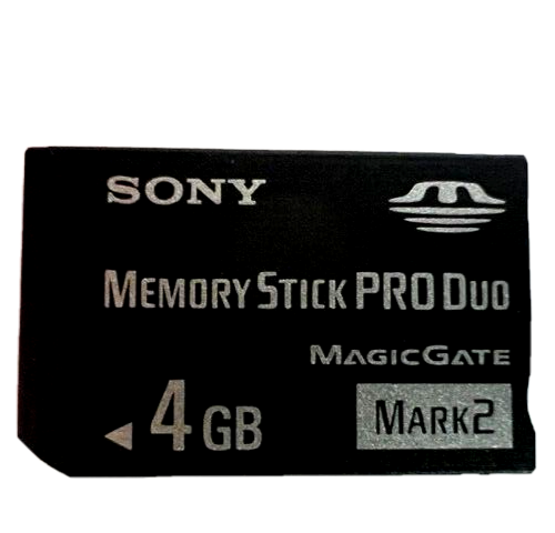 Sony 4GB Memory Stick Pro Duo Magic Gate Memory card