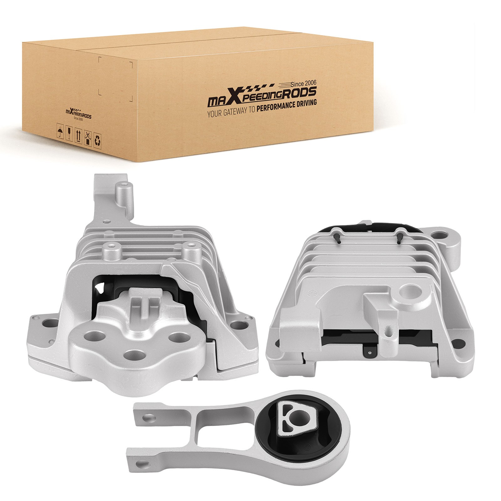 Engine Motor Mount Kit 3PCS For Chrysler 200 Jeep Cherokee 2014-2019 68192831AB