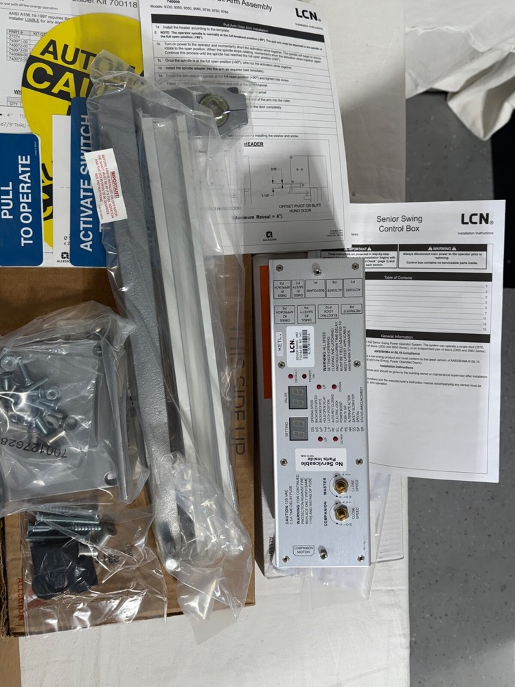 LCN 9531-STD 36 LH 628 SENIOR SWING LH PULL AUTOMATIC DOOR OPERATOR PACKAGE