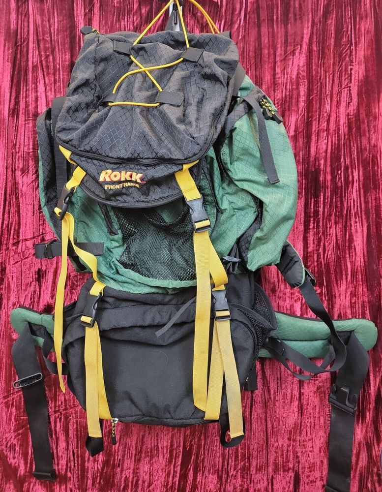 ROKK Front Range Internal Frame Backpack Climbing Backpacking Hiking trail used