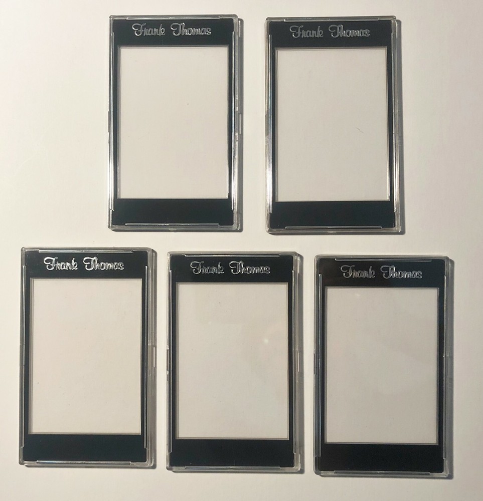 Chicago White Sox FRANK THOMAS (5) Card Holders (hard plastic)