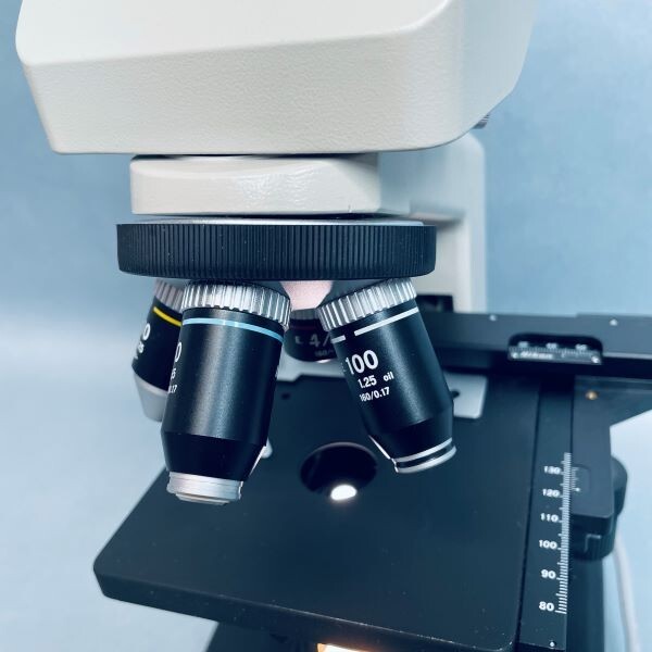 Nikon Alphaphot-2 YS2 Binocular Microscope with Four Objectives