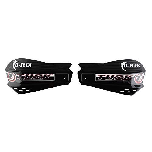 Tusk D-Flex Handguards with MX Shields Black 1 1/8" Bar Mounts