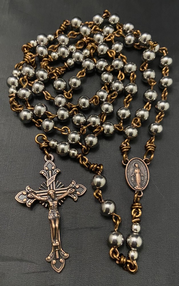 Stainless Steel Beads Rosary- Unbreakable Catholic Rosary- Handmade