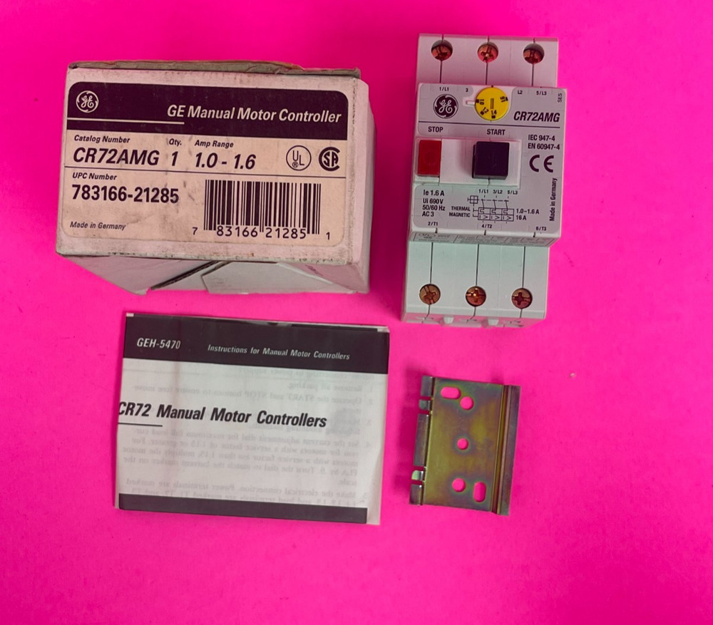 GE CR72AMG Controller 1.0-1.6 Amp Range Starter