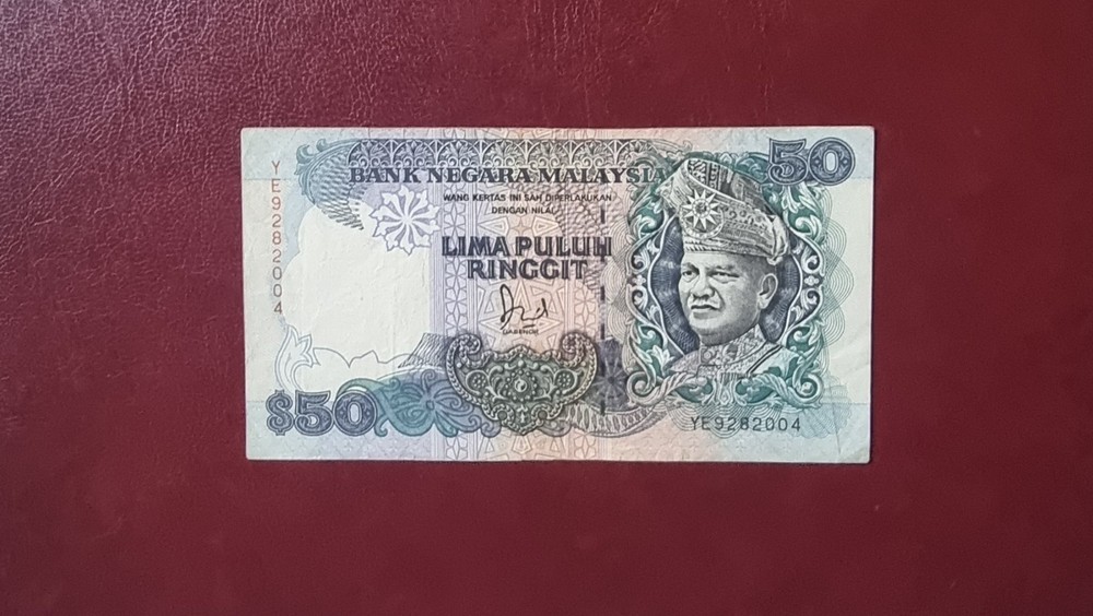 malaysia 50 ringgit 1991