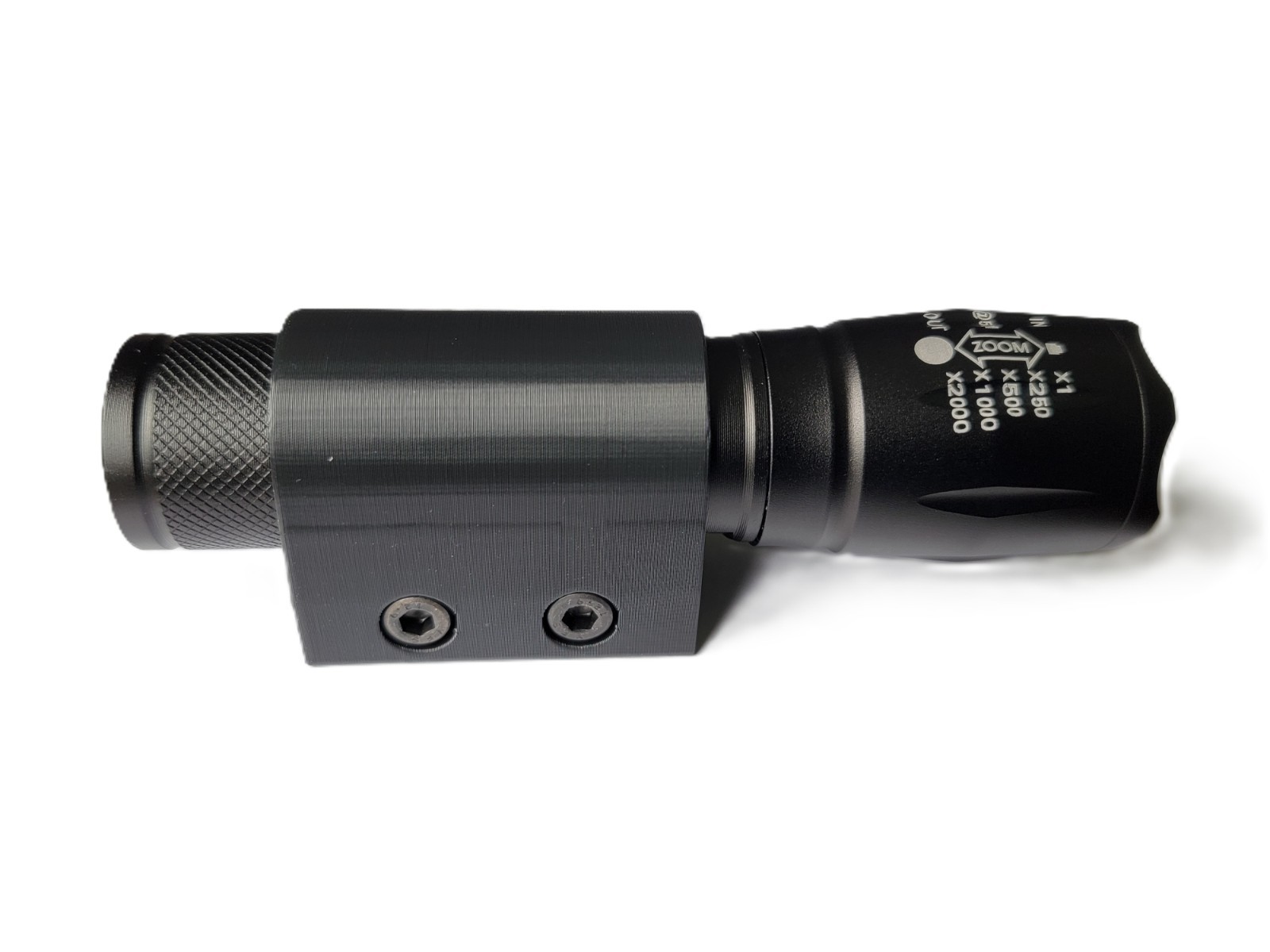 Tactical Flashlight For Shotgun - Rifle - Picatinny Mount - 2000 Lumens