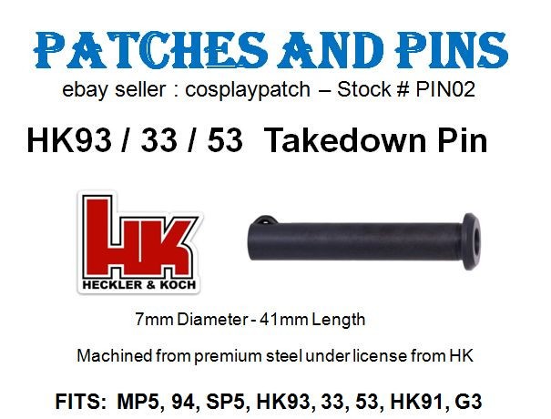 HK TAKEDOWN LARGE PIN - HK93 / HK33 / HK53 - PIN02