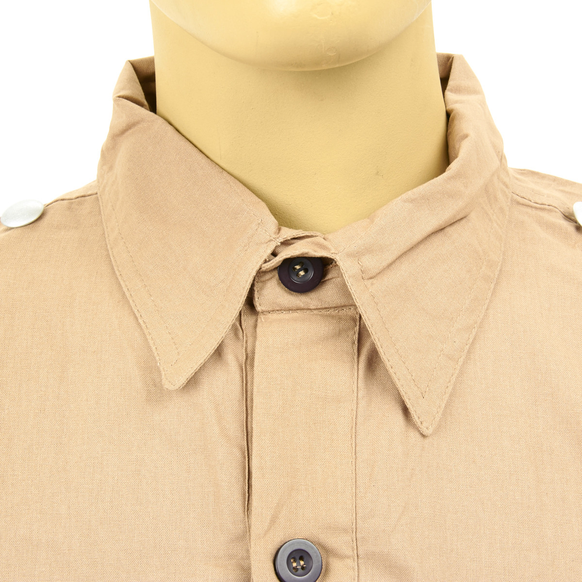 German WWII DAK Light Brown Field Shirt-XXL: US 48+