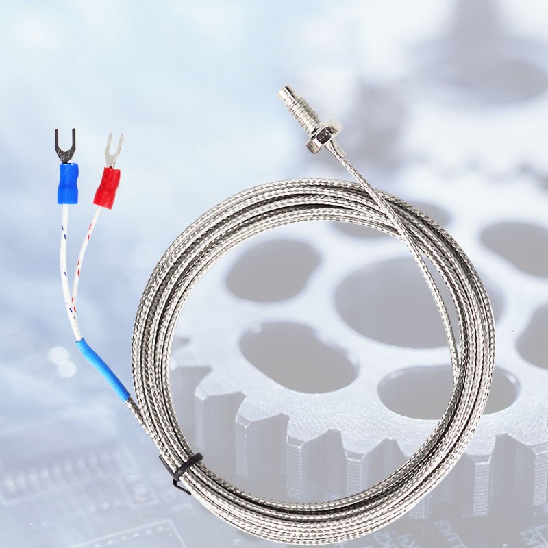 K E Type Thermocouple Probe Thermistor Sensor Probe High Temperature Sensor M6M8