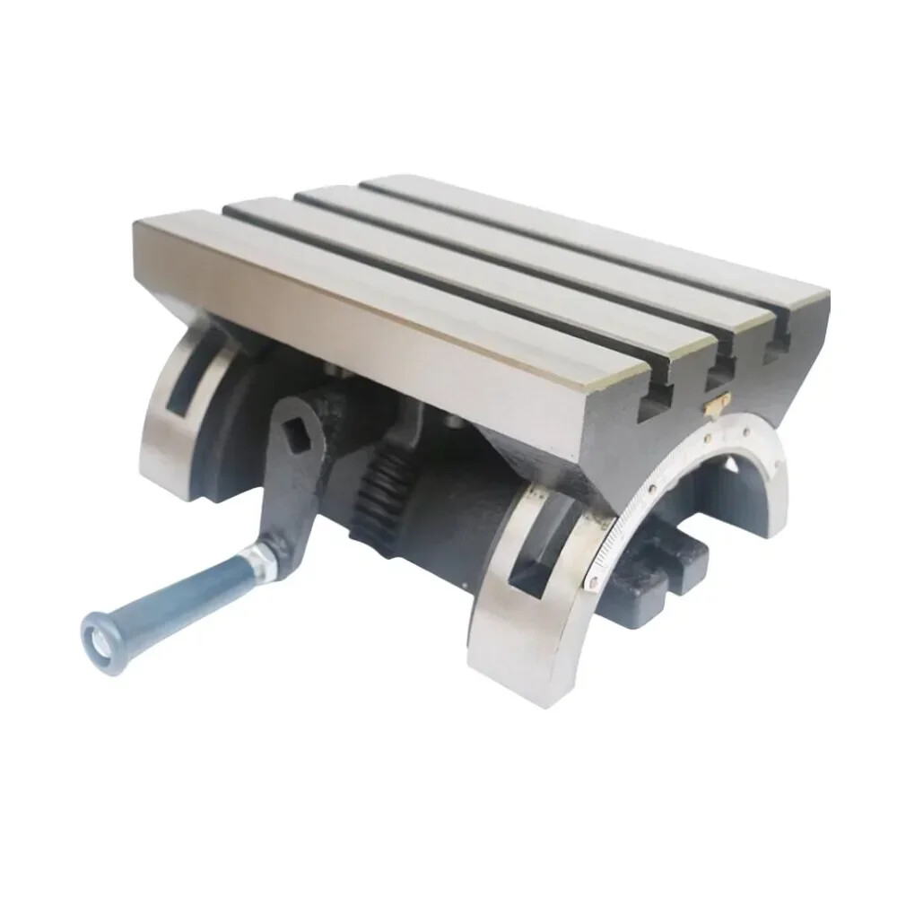 7-inch/10-inch/12-inch Tilt Table Adjustable Angle Table Milling Machine Table