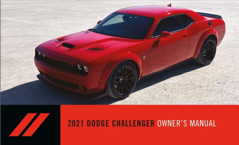 2021 Dodge Challenger Owners Manual User Guide