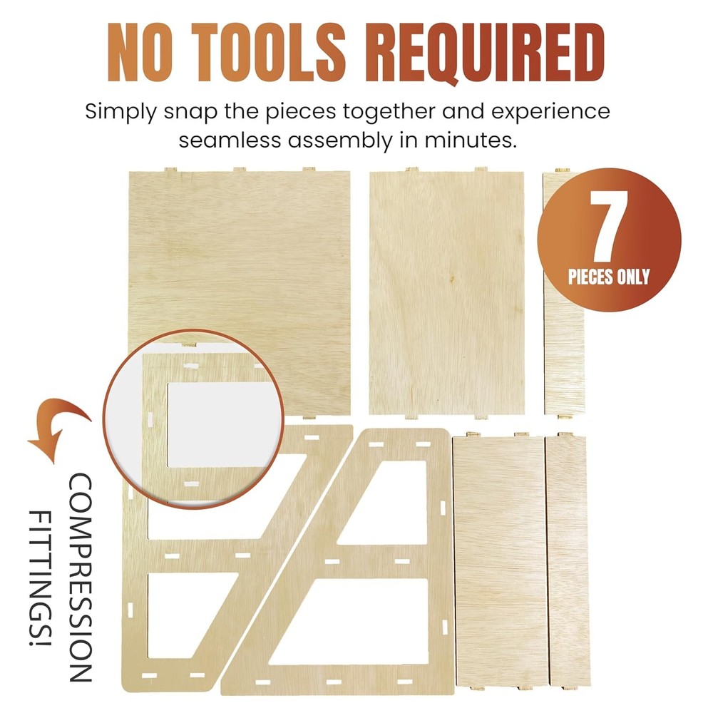 TORCHED 3-Tier Retail Table Display Stand | Versatile Showcase |Retail Table Top