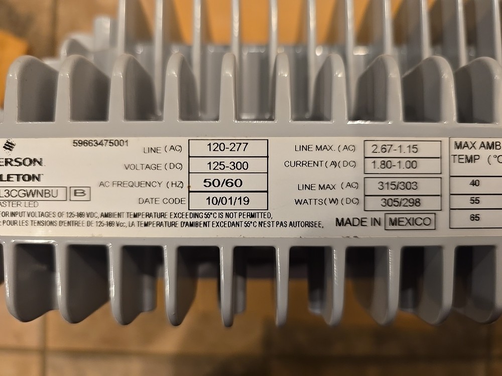 Emerson Appleton Baymaster LED BHLL3CGWNBU