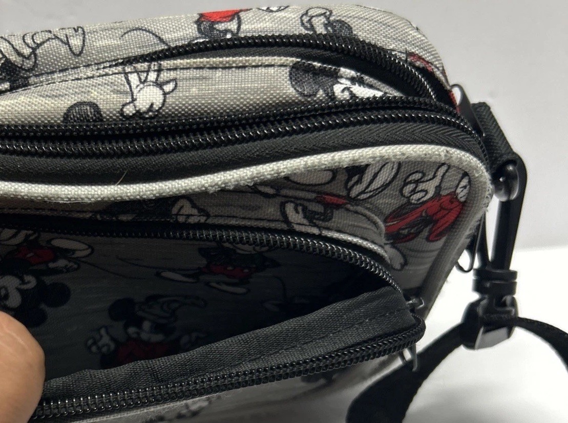 Disney World Mickey Mouse All Over Sketch Fanny Pack Shoulder Bag Disney Parks